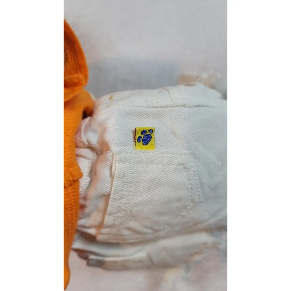 Vintage 2000 Build A Bear‎ Orange Smiley Tie Dye